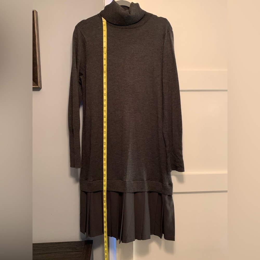 Soft Surroundings Charcoal Long Sleeve Dress